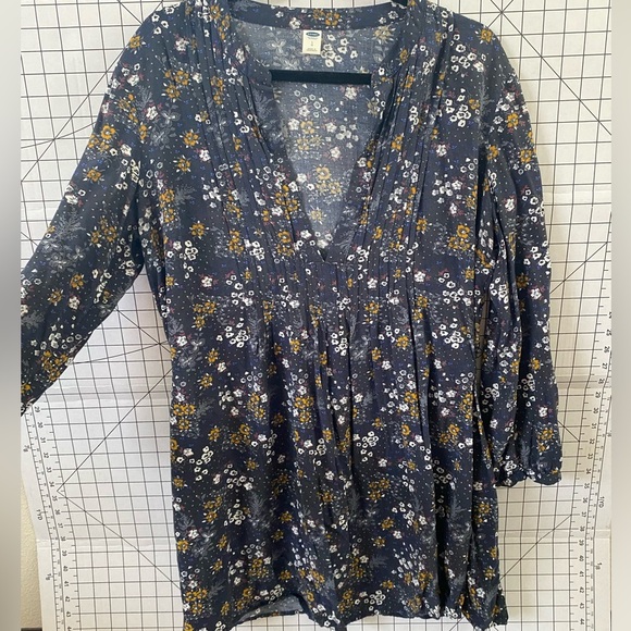 Old Navy V-Neck Long Sleeve Mini Dress - Size Large - Picture 4 of 15